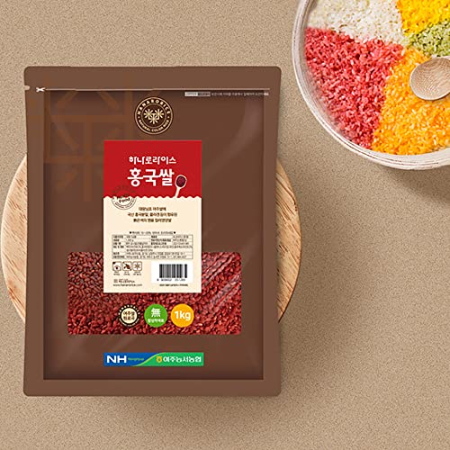 [Nonghyup] אורז שמרים אדום Hanaro - מינרל תזונתי פונקציונלי, צבעוני, רב -גרגרי, אורז יוג'ו + שמרים אדומים,